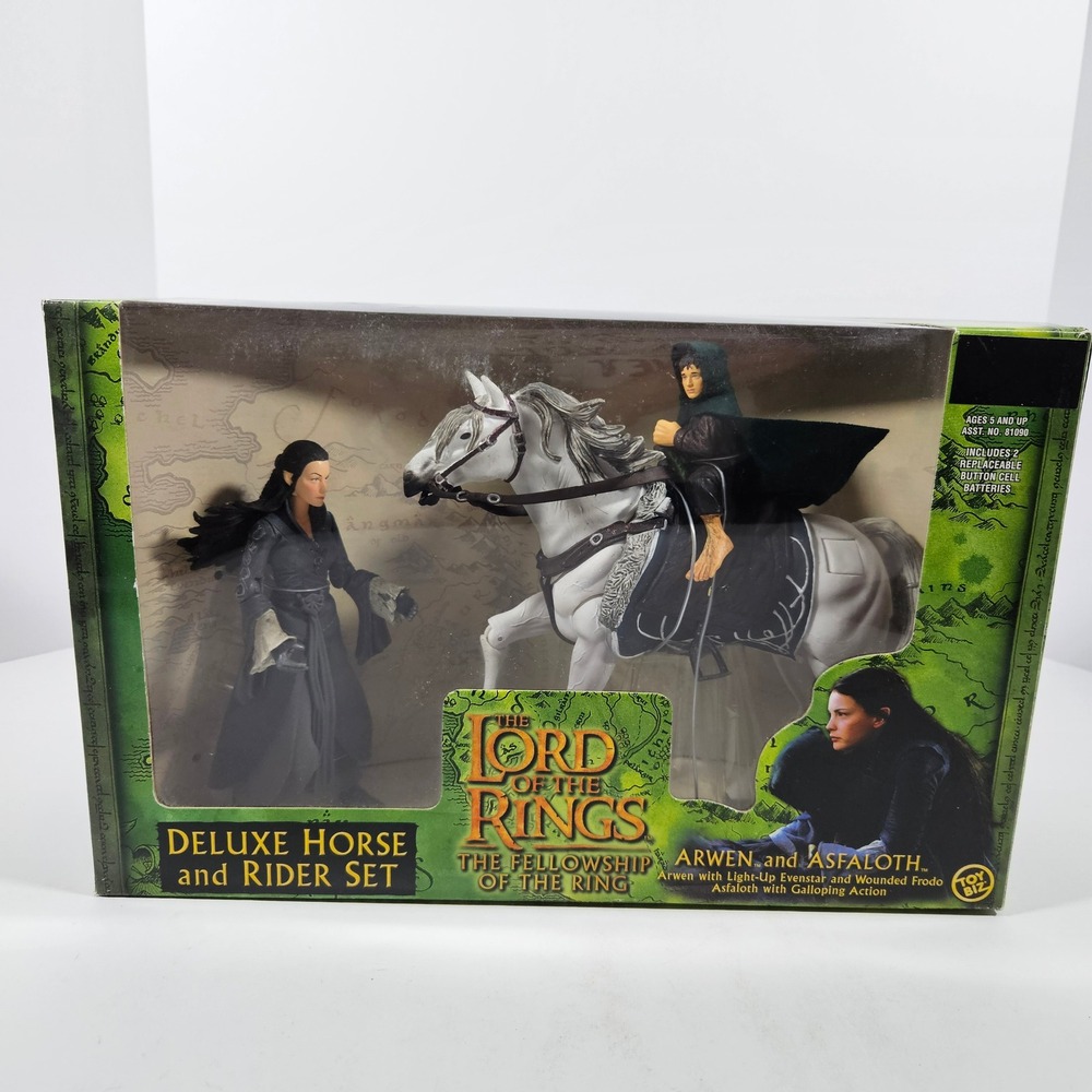 Lord of the Rings Arwen and Asfaloth Deluxe Horse and Rider Set Toy Biz 2003